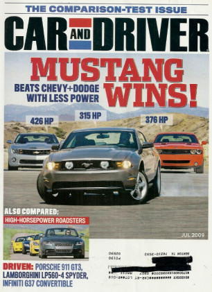 CAR & DRIVER 2009 JULY - MONSTER SHOOTOUT SPECIAL, TRACK OWNERSHIP
